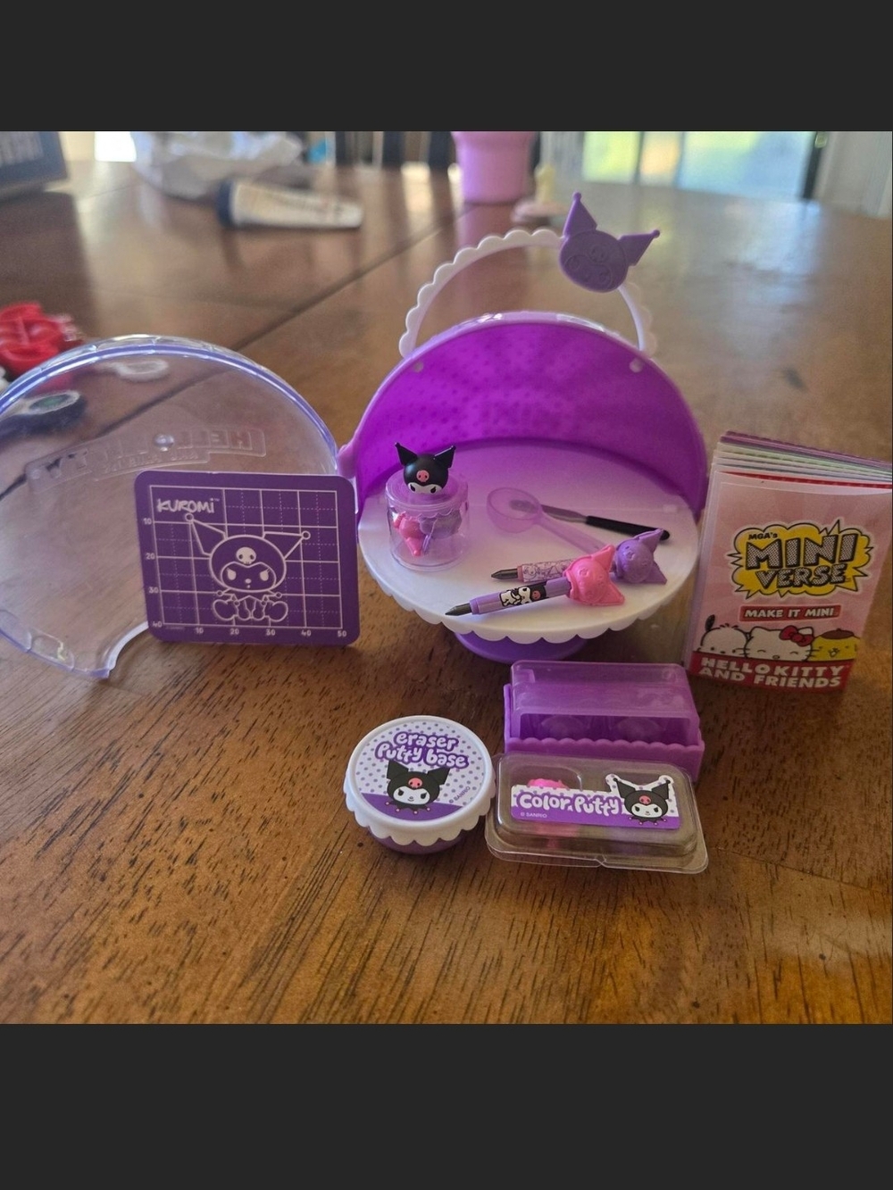 Mini Brands Kuromi Eraser/pencil Playset